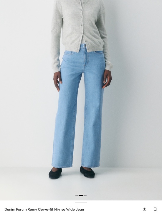 Aritzia Denim - Aritzia Light Blue High-Rise Wide Leg Jeans